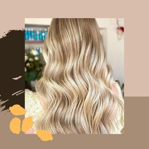 Golden Beige Blonde Hair