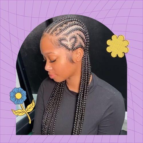 Appealing Straight Back Braids