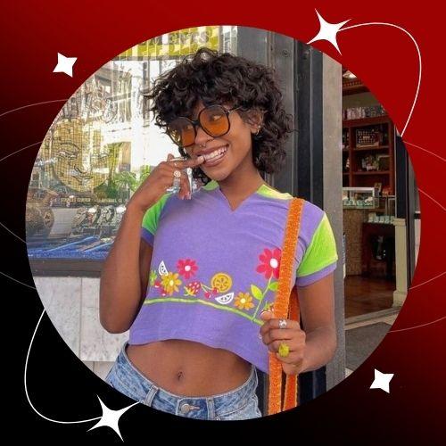 Curly Pixie Mullet