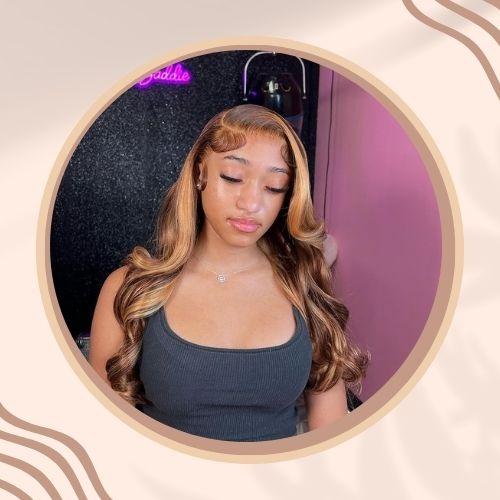Honey Blonde and Brown Hair Color