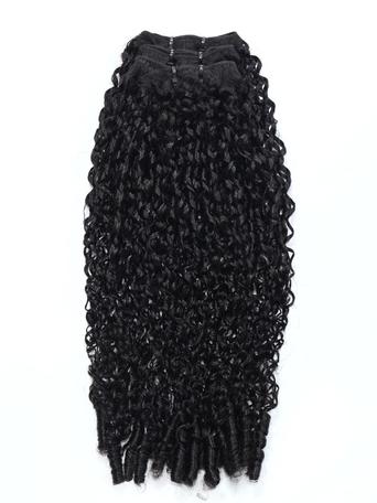 UNice 3 Pc/pack Burmese Curly Human Hair 3 Bundles With Twist Out Ends