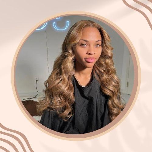 Honey Blonde Balayage Hair
