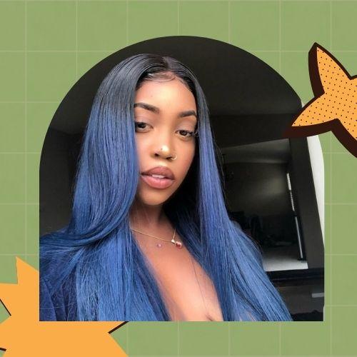 Blue Ombre Hair Color