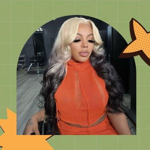 Blonde and Black Ombre Hair