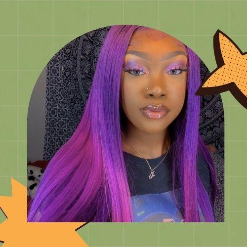 Purple and Pink Ombre Hair