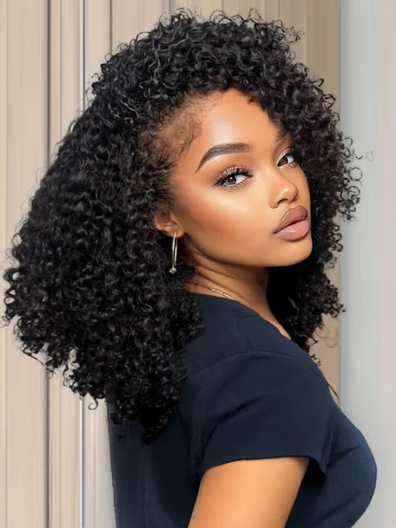 [Invisi Blend] UNice Coily Curly Glueless Flip Over Kinky Curly Wig for Beginner Friendly