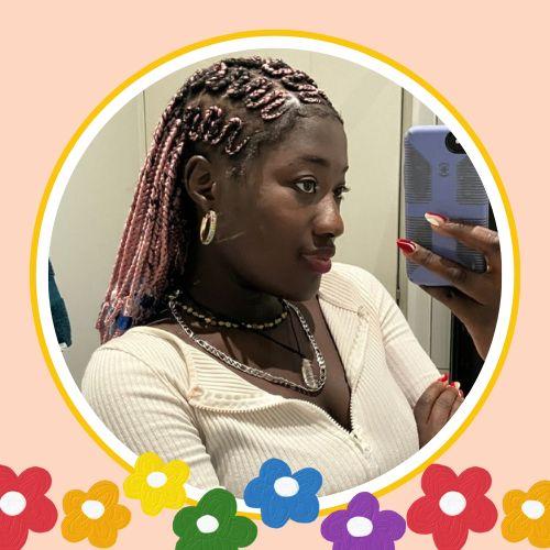 Half Cornrows and Half Box Braids
