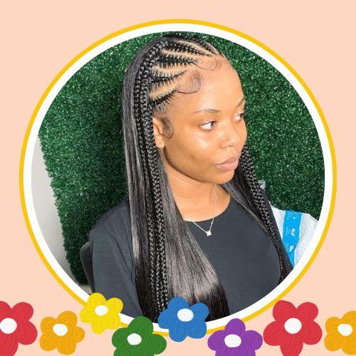 Half Braided Half Straight Hair