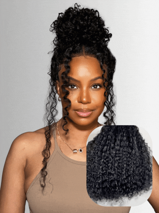 UNice 7x5 Bye-Bye Knots Wig 150% Density Jerry Curly Wig With Bleached Invisible Knots