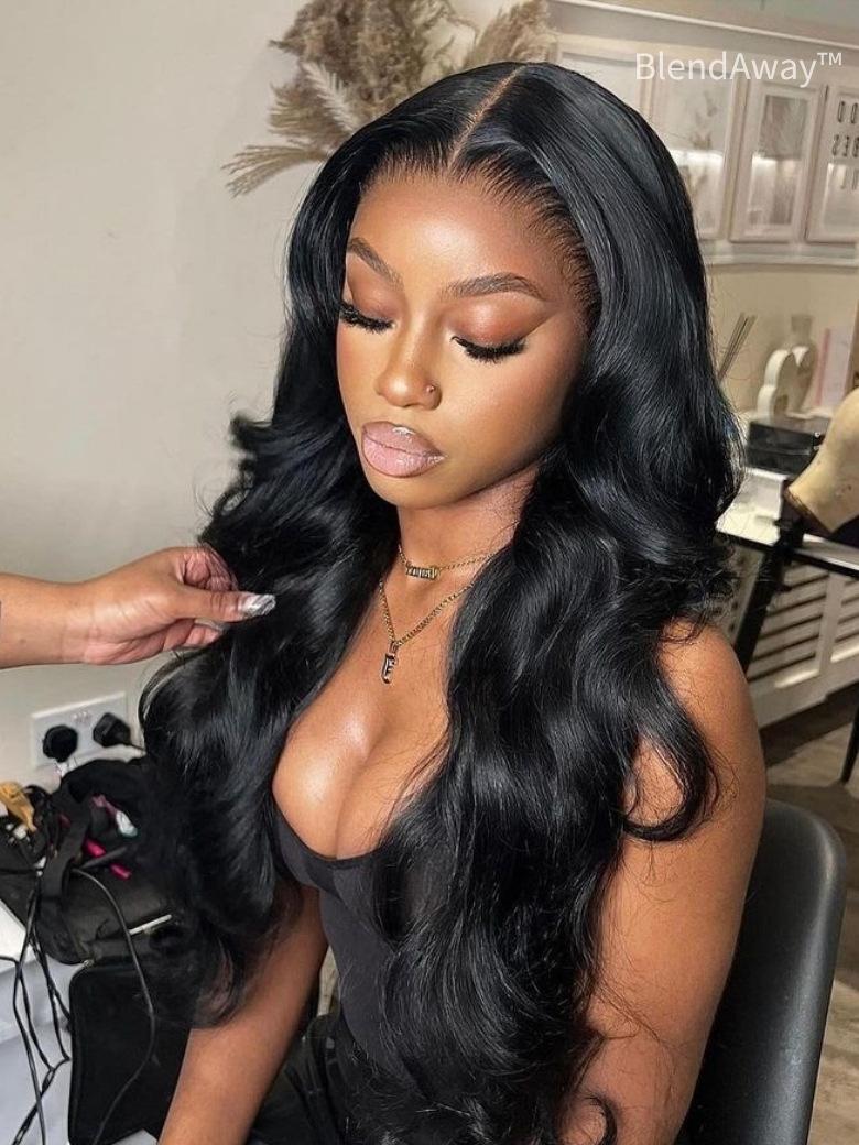 UNice 5x5 Thin HD BlendAway™ & 7x5 HD Pre Cut Lace Closure Glueless Body Wave Wig with ByeBye-Knots Match All Skin Tones