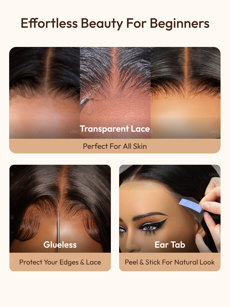 [22''=$129 | 200% Density] UNice 13x4 Pre Everything Glueless Body Wave Wig