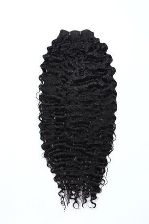 UNice 3 Pcs/Pack Messy Curly Human Hair 3 Bundles Indian Deep Curly Texture