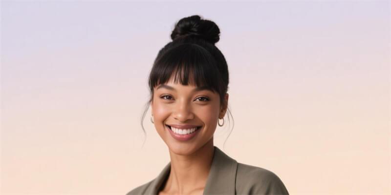 Half-Up Magic: 10 Half Bun Hairstyles That Always Work