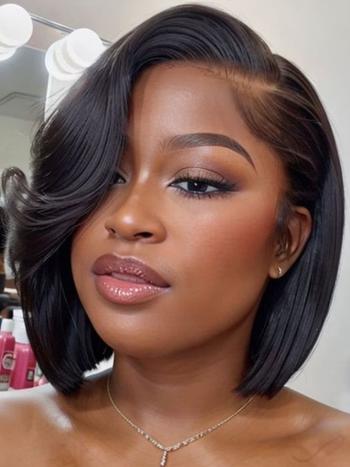 UNice Bye-Bye Knots™ 7x5 Lace Side Part Layered Wig With Side-Swept Bangs with Invisible drawstring 150% Density