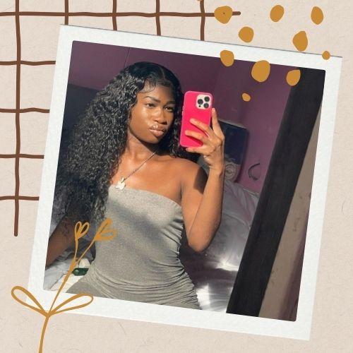 Middle Part Curly Weave Hairstyles