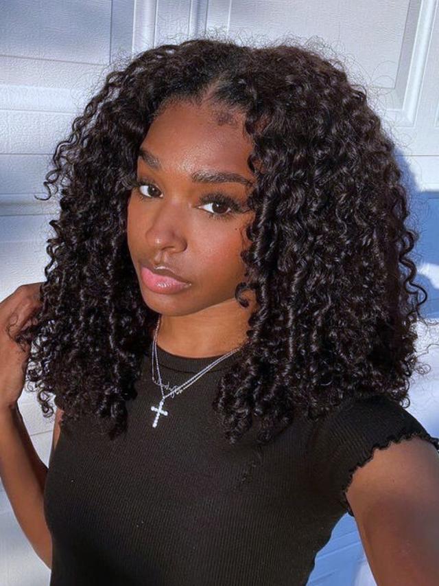 UNice Bye-Bye Knots 7x5 Lace Curly Texture Wig With Finger Coil Ends