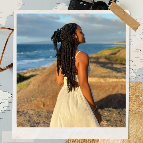 Half‑Up Butterfly Locs