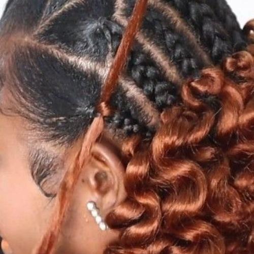 Invisible knots for crochet hair