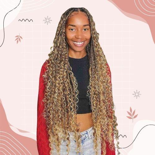 Goddess Braids Waist Length