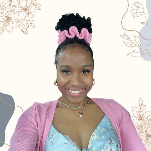 Effortless Top Knot with a Scrunchie