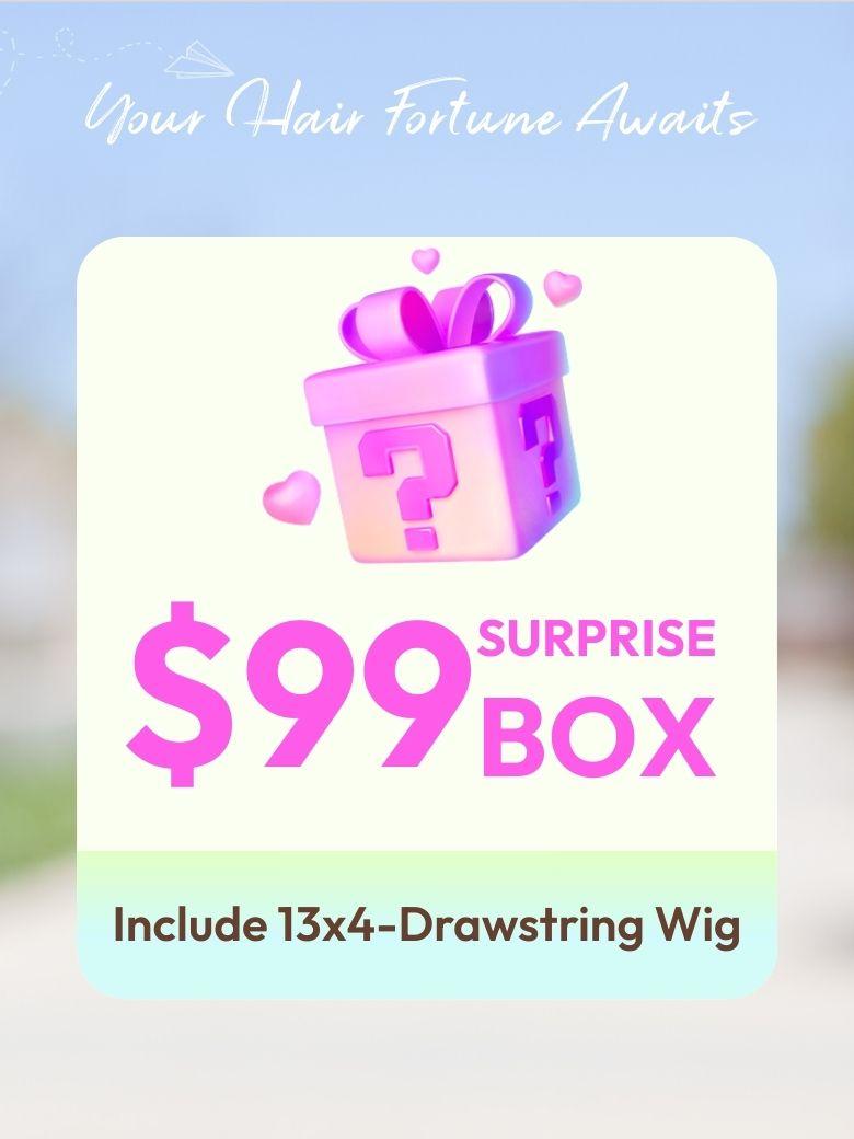 UNICE $59 Surprise Box Win 24 Inch Bye-Bye knots Wig Value $159-$219