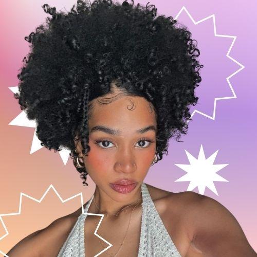 Pineapple Curly Hair