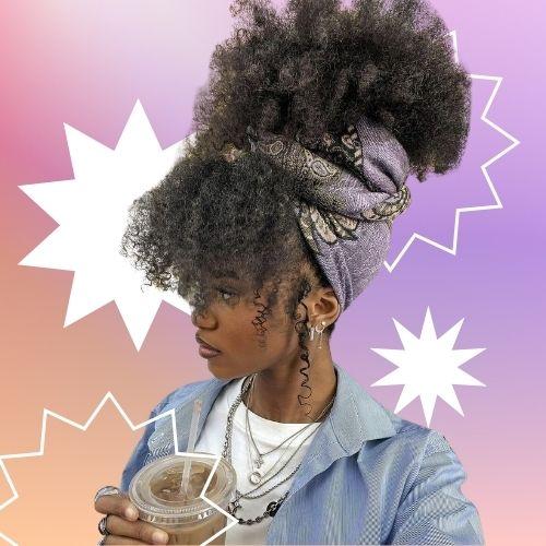 Pineapple Hair Wrap