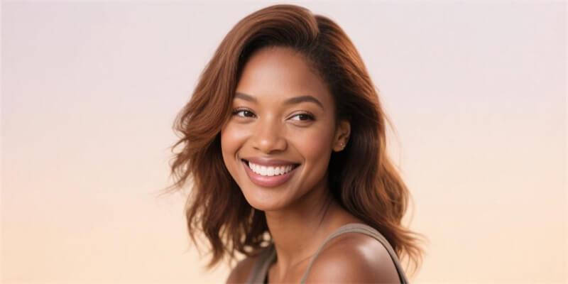 #33 Hair Color Gives a Rich Warm Red Brown Glow