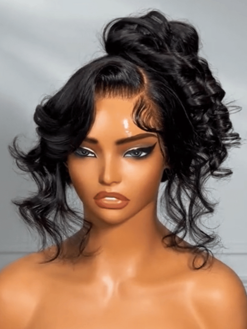 UNice 13x4 Pre-Everything™ Wig With Loose Wave Face-Framing Layers And Side-Swept Bangs With Drawstring