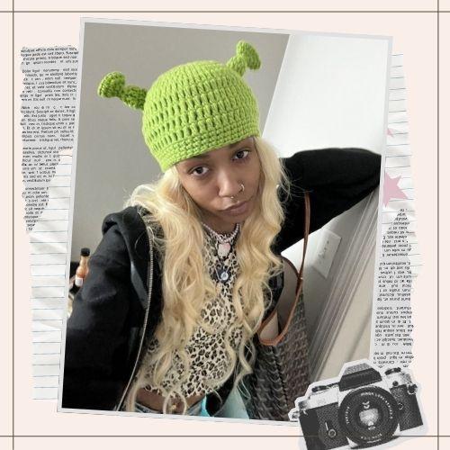 Wig with Slouchy Beanies