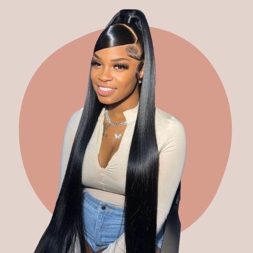 Frontal Ponytail With Bang