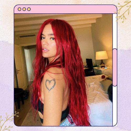 Karol G Red Hair