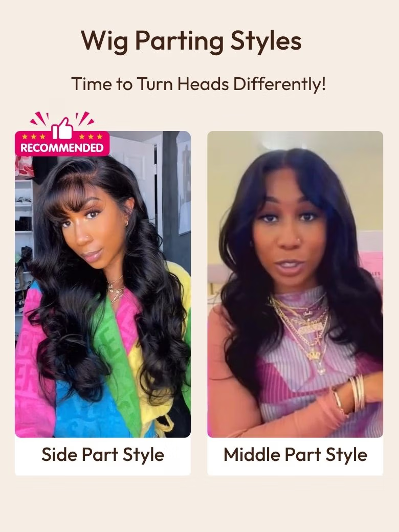 UNice 13x4 Pre-Everything™ Side-Part Fluffy Loose Wave Wig With Wispy Air Bangs