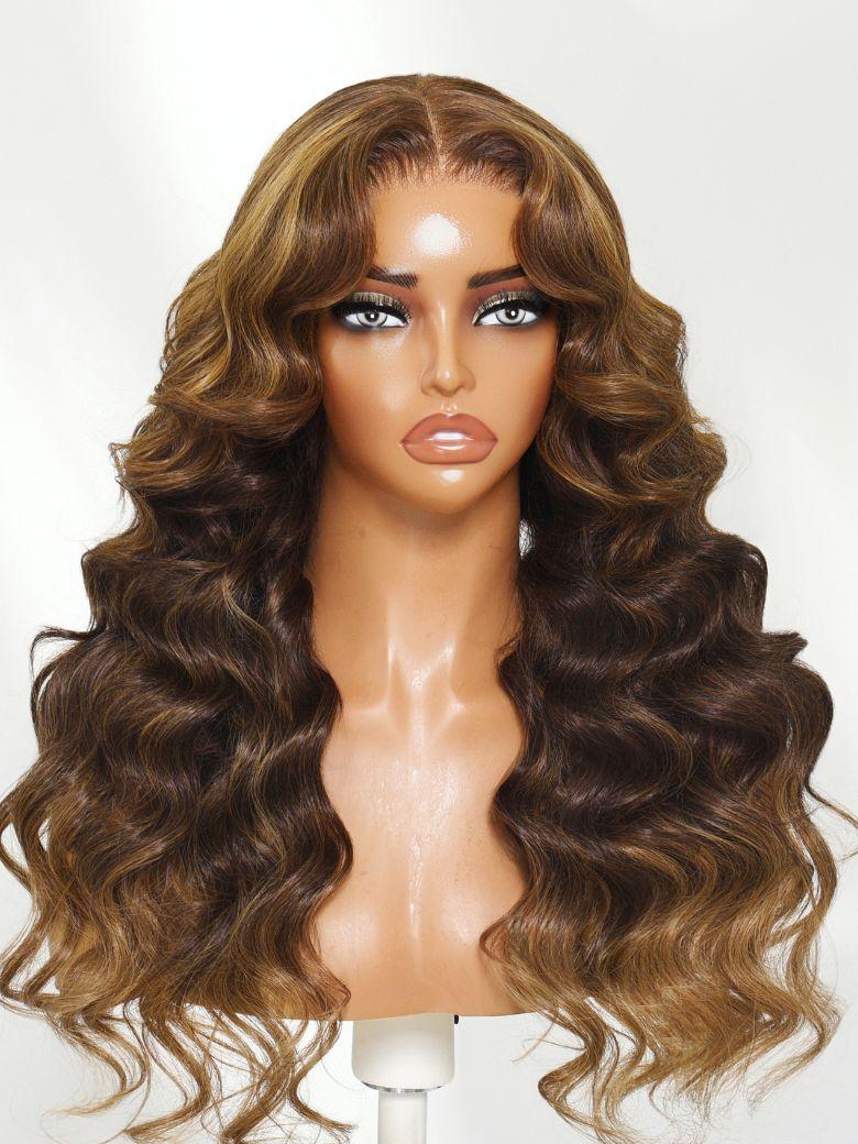 UNice 13x4 Pre-Everything™ Lace Frontal Bouncy Curls Wig with Invisi Drawstring
