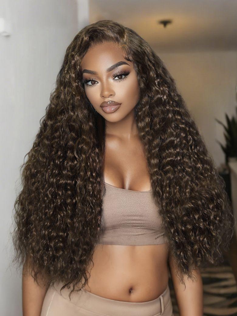 UNice 13x4 Pre-Everything™ Lace Frontal Bouncy Curls Wig with Invisi Drawstring