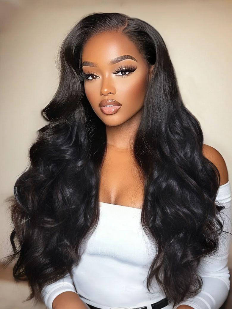 UNice 13x4 Pre-Everything™ Wig With Loose Wave Face-Framing Layers And Side-Swept Bangs With Drawstring