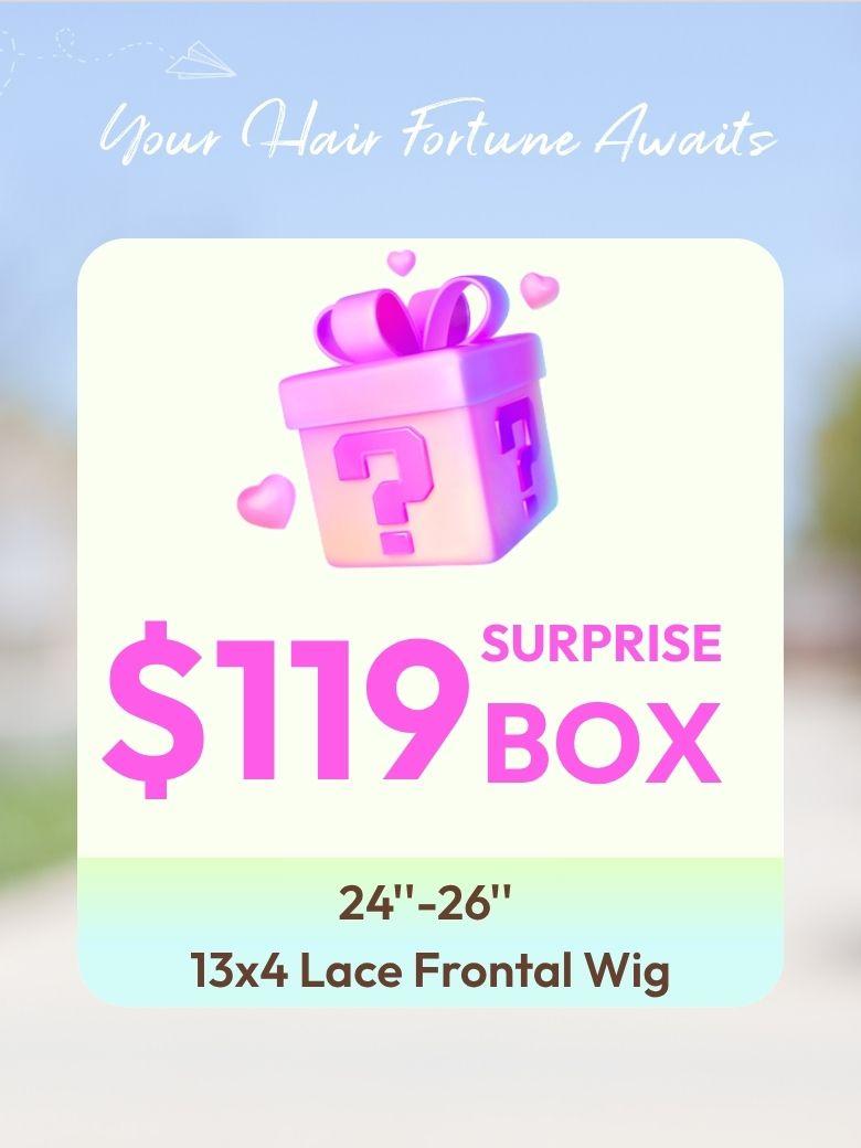 UNICE $59 Surprise Box Win 24 Inch Bye-Bye knots Wig Value $159-$219