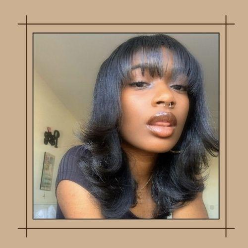 Short Layered Hair with Bangs