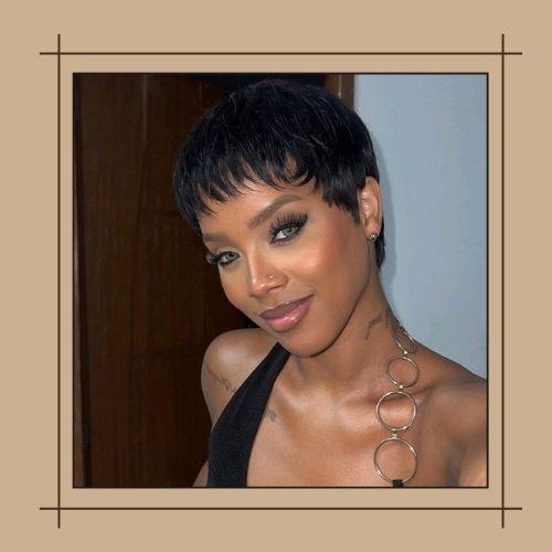 Pixie Cut with Bangs