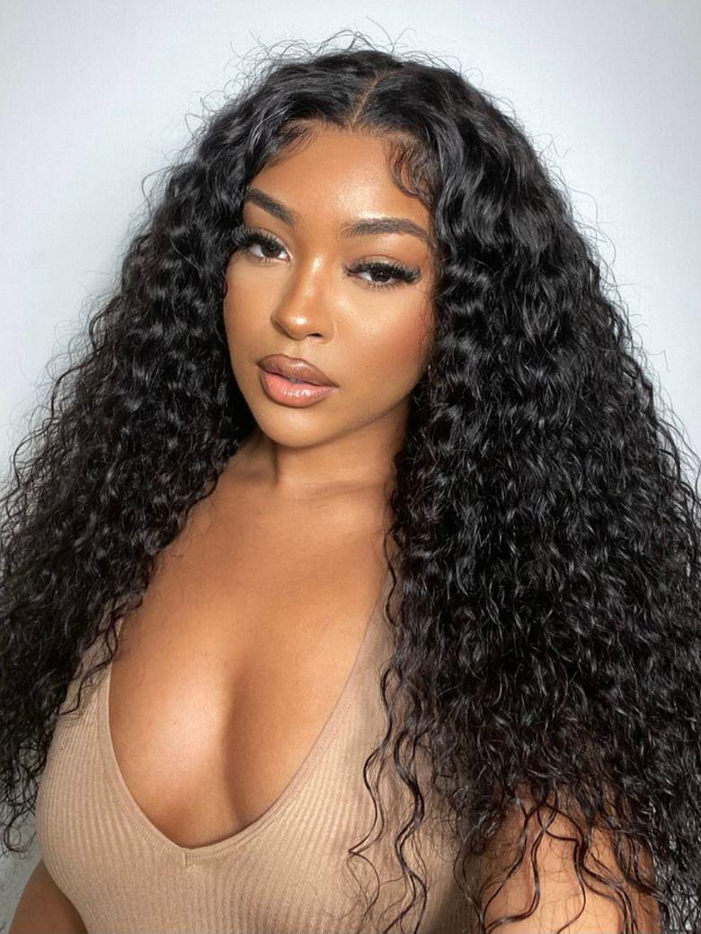 UNice Bye-Bye Knots™ 7x5 Lace Water Wave Drawstring Wig with Upgraded Baby Hair