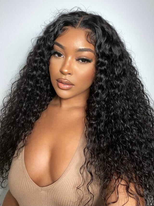 UNice 7x5 Bye-Bye Knots™ Wig Quick Glueless & HD Lace Wet & Wavy Water Wave Invisible Knots With Invisi Drawstring With Baby Hair