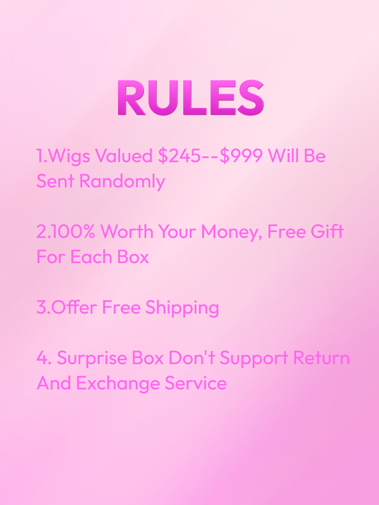 UNICE $59 Surprise Box Win 24 Inch Bye-Bye knots Wig Value $159-$219