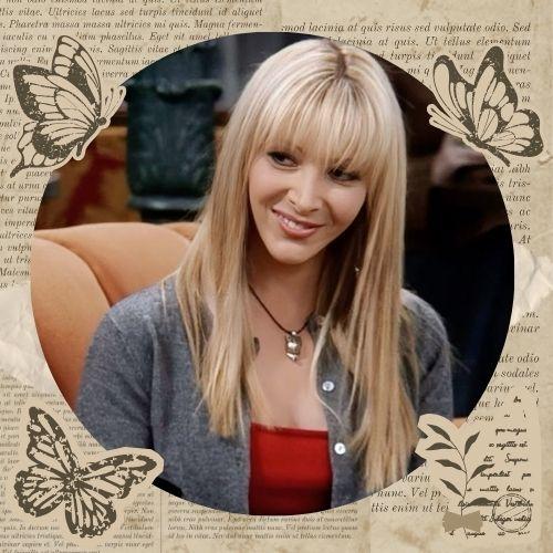 Phoebe Buffay blunt bangs