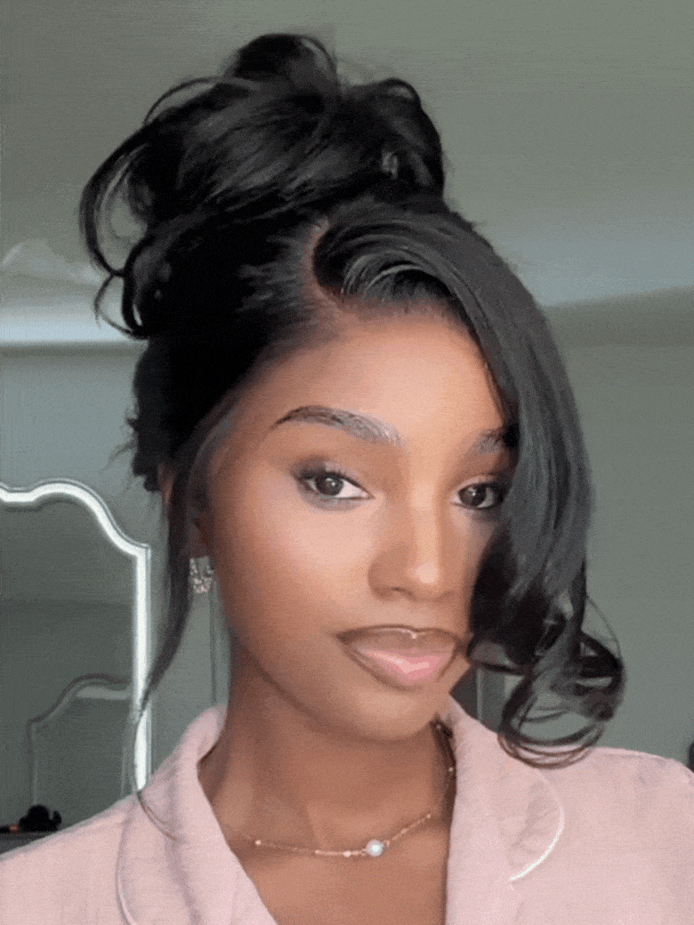 UNice 13x4 Pre-Everything™ Wig With Loose Wave Face-Framing Layers And Side-Swept Bangs With Drawstring