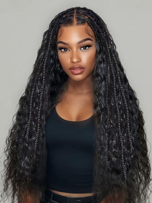 UNice HD Real Scalp™ Wig 13x4 Invisible Lace Frontal Loose Wave with Face Framing Curtain Bangs