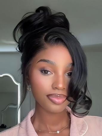 UNice 13x4 Pre-Everything™ Wig With Loose Wave Face-Framing Layers And Side-Swept Bangs With Drawstring
