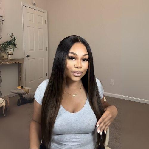 UNice 24 Inch Straight Wig