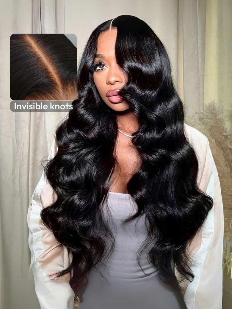 UNice 7x5 Bye Bye Knots Wig Glueless Lace Body Wave Wig With Bleached Knots & Plucked Hairline Flash Sale