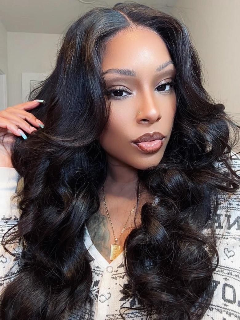 5x5 HD BlendAway™ Pre Cut Lace Closure Glueless Body Wave Affordable Wig with ByeBye-Knots Match All Skin Tones 150% Density