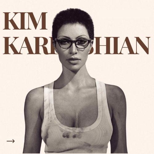 Kim Kardashian Shaved Hair